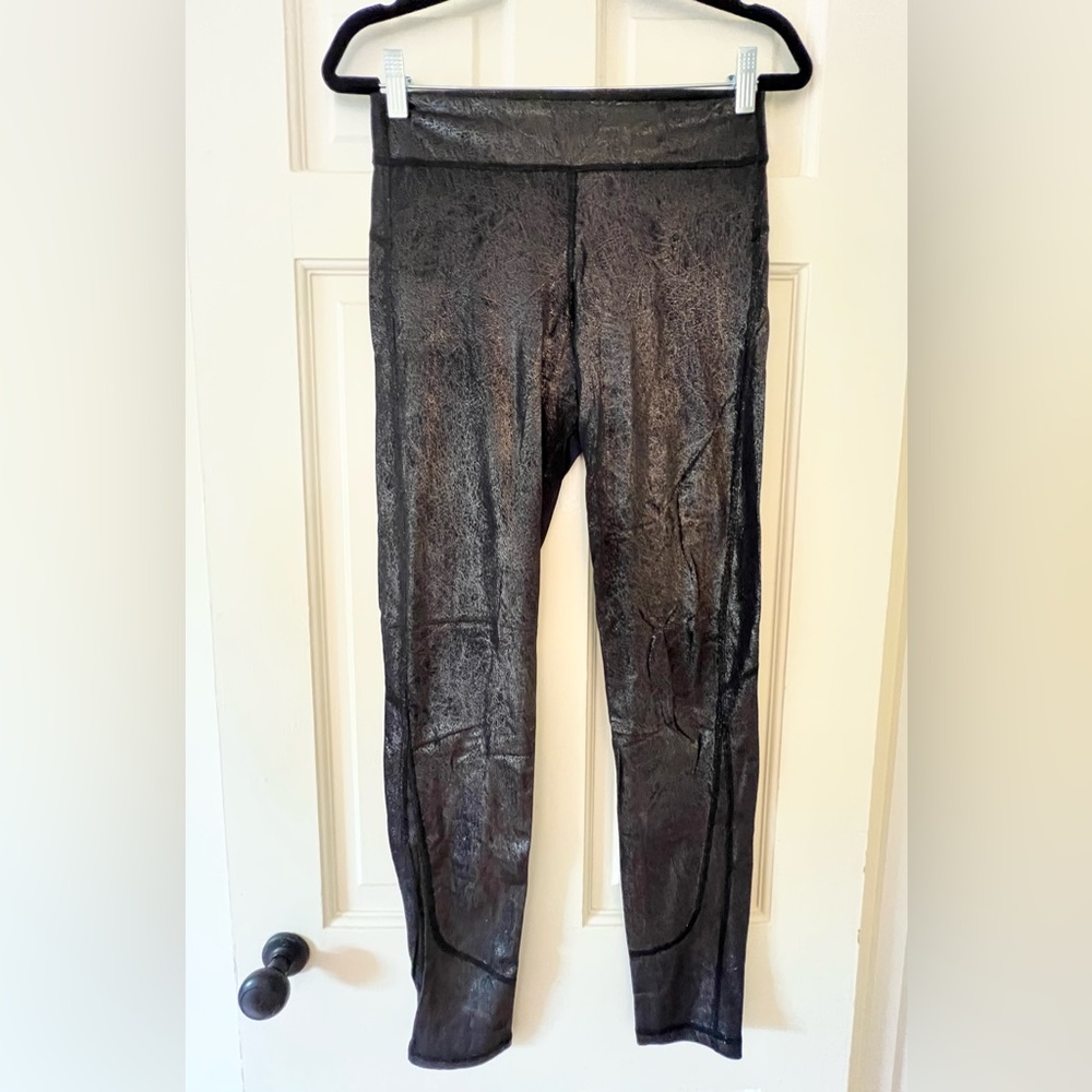Joe’s Jeans- black, speckled gold leggings